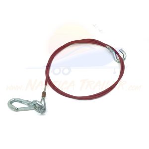 FUNE DI SICUREZZA CON GANCIO Ø mm. 3 - L=mm. 1000