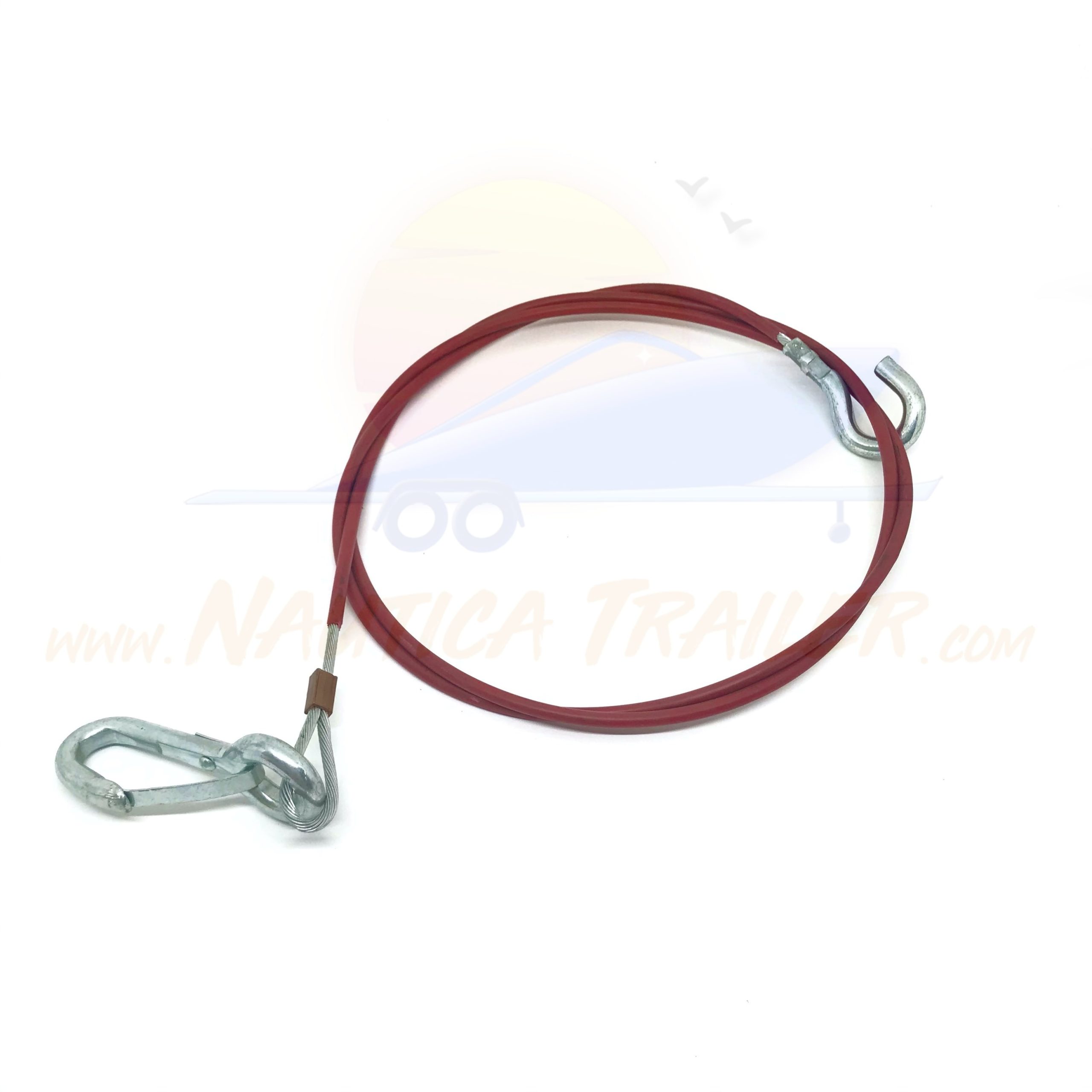 FUNE DI SICUREZZA CON GANCIO Ø mm. 3 - L=mm. 1000