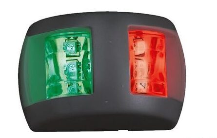 FANALE DI VIA LED COMPACT NERO - VERDE/ROSSO