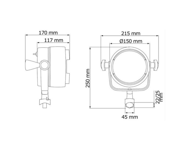 PROIETTORE "SUPER LIGHT" 100W - immagine 2