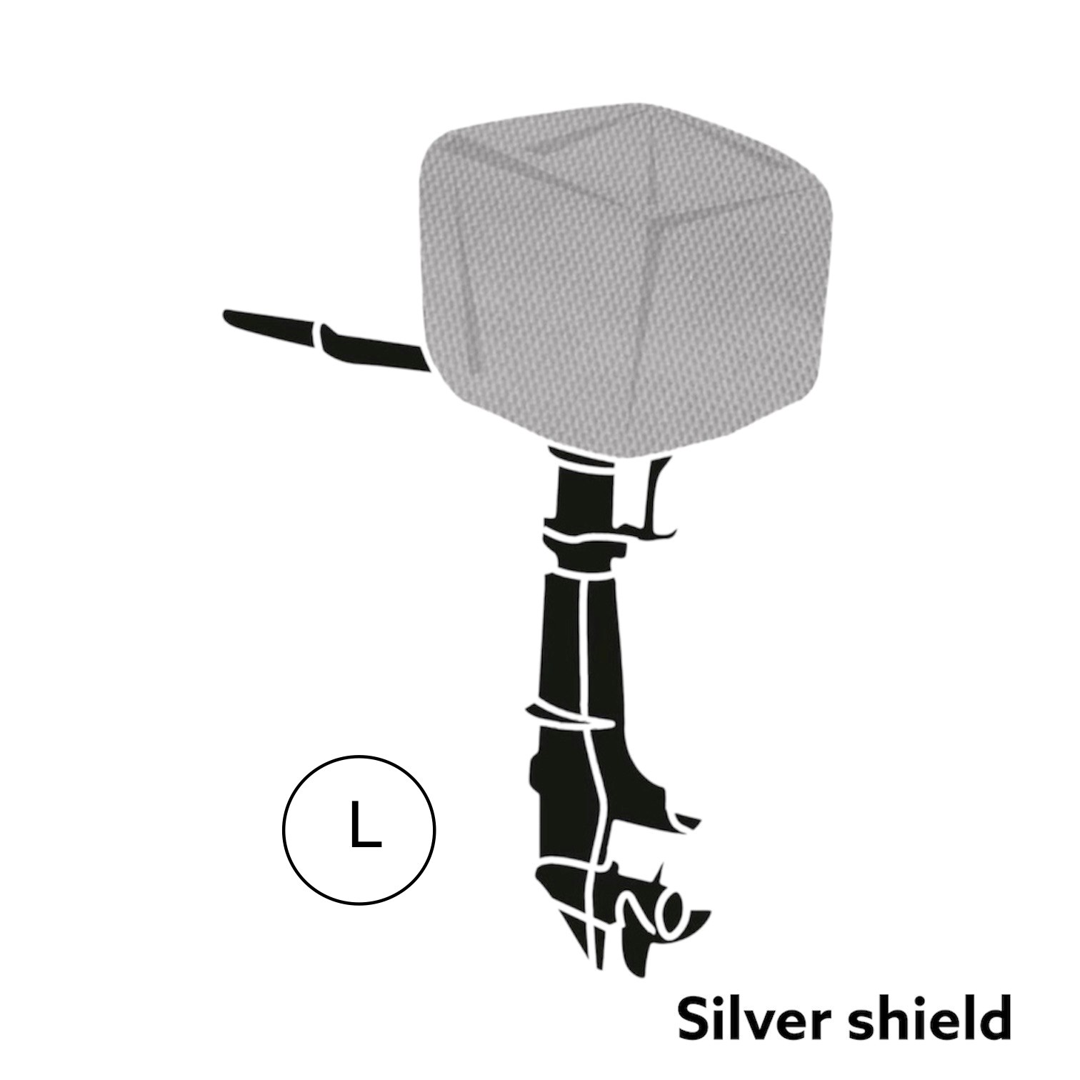 TELO COPRI TESTA MOTORE SILVER SHIELD L